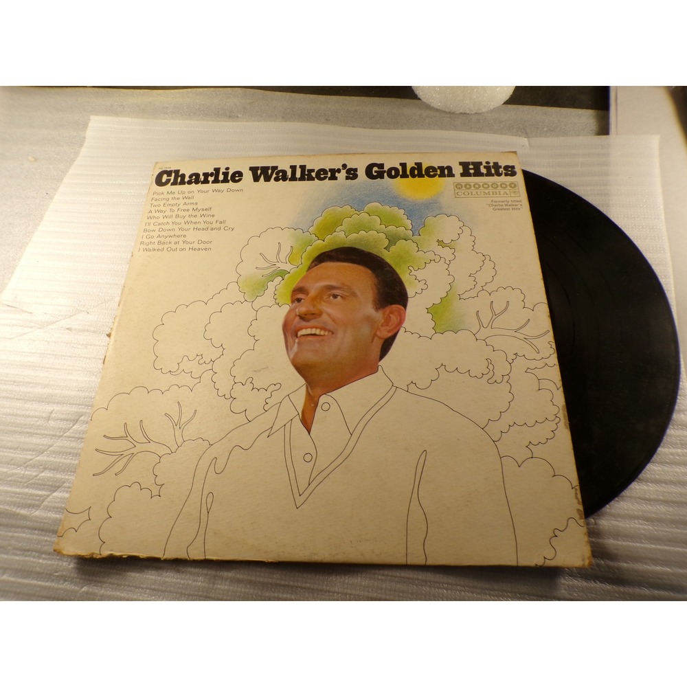 Charlie Walker Golden Hits Vinyl LP Harmony Columbia HL 7415 Vintage Country